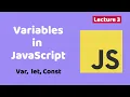 Variables in JavaScript Tutorial