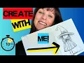 Draw a Cute Lil Witch Easy Halloween Art Tutorial