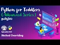 Learn Python programming in TAMIL Method Overriding Tamil