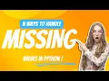 How to handle missing values using pandas and numpy DataAnalytics Kaggle Live coding