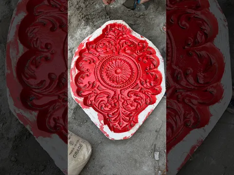 Amazing RCC Flower Tile Making | Beautiful Top Working Skills