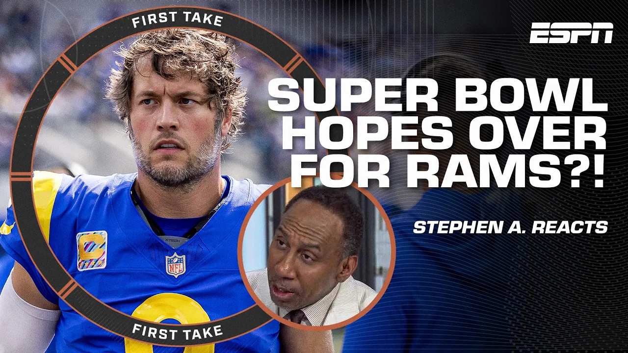 'AN INCREDIBLE DISAPPOINTMENT!' 😳 Stephen A. on Rams' Super Bowl hopes | First Take