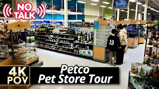 Petco Pet Store Full Walkthrough Tour Ambient 4K POV Sunday Evening No Commentary