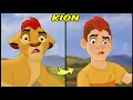The Lion Guard Character As Human Version Kion Fuli Kovu Scar