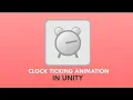 Clock Ticking Animation In Unity Hastaaxar