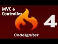 MVC and Controller in Codeigniter Part Codeigniter 4 tutorial in Hindi