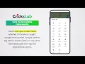 How to Do Scoring in CricksLab English Tutorial