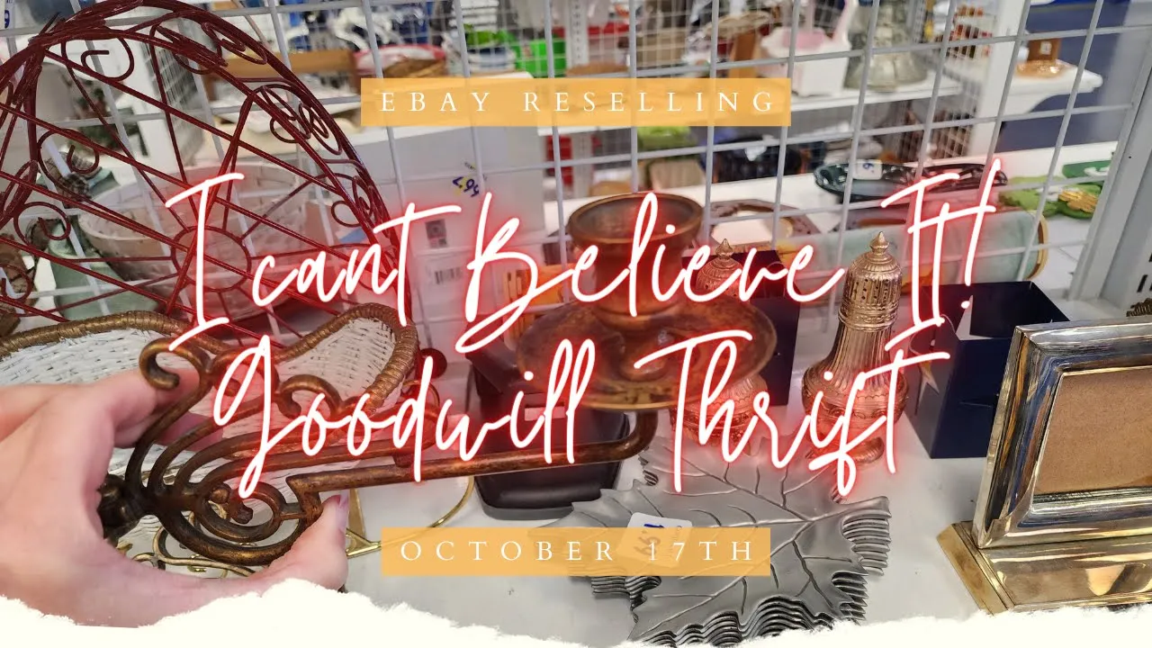 I Actually Found These! Goodwill Thrifting! Thrift With Me For Ebay Resell. Ebay Reseller