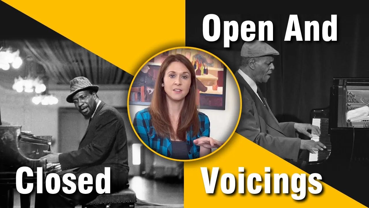 Jazz Piano Comping With Open And Closed Voicings