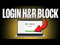 How to login to H R Block myblock - Easy Access