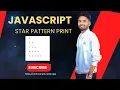 HOW TO CREATE A RIGHT TRIANGLE STAR PATTER IN JAVASCRIPT