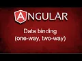 Angular Data Binding one-way two-way