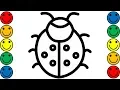 Drawing For Kids How to Draw Insect and Coloring Insect Coloring Pages For Kids and Toddlers