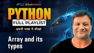 Arrays In Python Operations On Array Python Array Types and Concepts Hindi