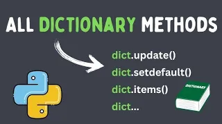 Day - 8 Dictionary Method in Python