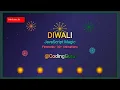 Diwali Celebration Animation in JavaScript Fireworks Diyas