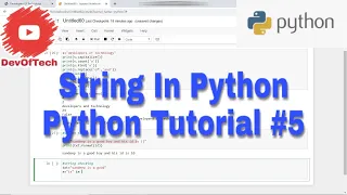 String in Python part 2 Python Tutorial