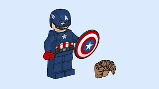 LEGO 242106 Instructions | Marvel | Captain America | Avengers | Infinity Saga | Magazine Gift