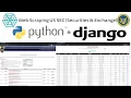 US Securities Exchange SEC Data scraping using Python Display in a Django application website
