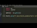 Some OS module basics in Python