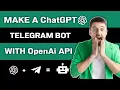 Make a ChatGPT Telegram Bot With OpenAi API Key Create Own ChatGPT Telegram Bot