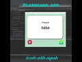 6 Easy Steps to make a Flashcard GUI App to learn French in Python