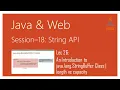 String API in Java An Introduction to java lang StringBuffer Class Java length vs capacity