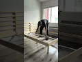 Ikea bed frame setup