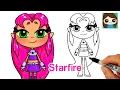 How to Draw Starfire Teen Titans Go New