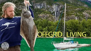Living from the WILD in Remote Fjords! Catch & Cook Remote Canada | A&J Sailing S3Ep.12