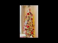 7 5 ft Prelit Flocked Christmas Tree