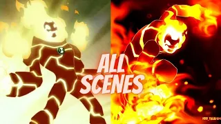 ben 10 classic all heatblast scenes