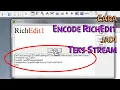 02 RichEdit Encode Stream di Delphi 7