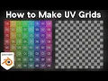 How to Make UV Grids in Blender Tutorial
