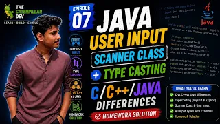 JAVA SCANNER CLASS EXPLAINED User Input Type Casting VS Java Episode