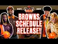 2024 CLEVELAND BROWNS SCHEDULE RELEASE