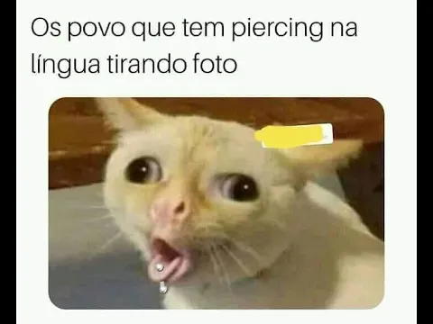 MEMES EM IMAGENS_O POVO QUE TEM PIERCING NA LINGUA TIRANDO FOTO 😂 #Shorts