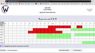 How to set When2Work Prefs