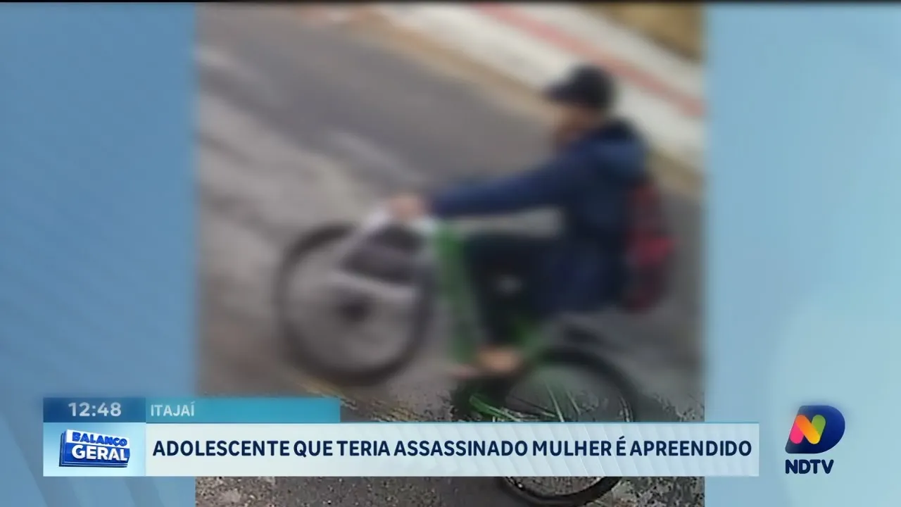 Adolescente que teria assassinado mulher é aprendido, mulher morta a facadas é enterrada