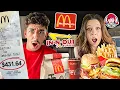 We Let The Person in FRONT of Us DECIDE What We Eat for 24 HOURS