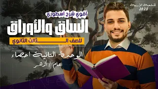 المحاضرة الرابعة الساق والاوراق I احصاء I الدرس الاول دفعة 2025 60 درجة في جيبك هاام جدا 