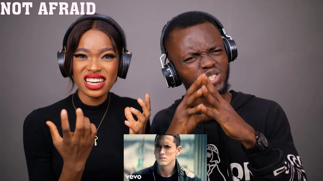 OUR FIRST TIME HEARING Eminem - Not Afraid (Official Video) REACTION!!!