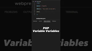 PHP Tips Tricks How to use variable variables in PHP