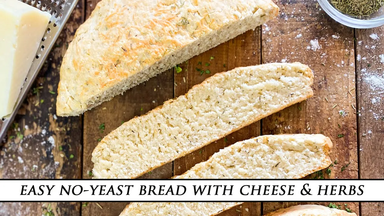 Just 10 Minutes to Make this Delicious Bread   Easy No-Yeast Recipe