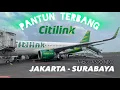 Lagu Flight Report Citilink Indonesia dari Jakarta ke Surabaya