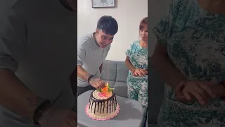 Nabigla at kinagulat ni lola ang laman ng loob ng cake