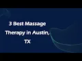 3 Best Massage Therapy in Austin Texas 2024 Massage Studios