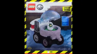LEGO Instructions | Jurassic World | 122407 | Mobile Incubator with Egg | Magazine Gift