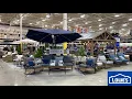 LOWE S PATIO FURNITURE GAZEBOS SOFAS ARMCHAIRS TABLES SHOP WITH ME SHOPPING STORE WALK THROUGH