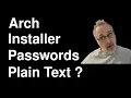 Arch Passwords Plain Text